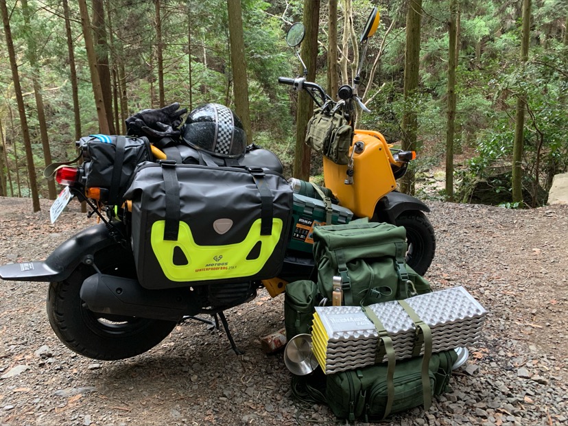 50cc原付バイクでソロキャンプツーリング 道具の積載制限や方法を紹介 大阪発 男前キャンプ研究ブログ